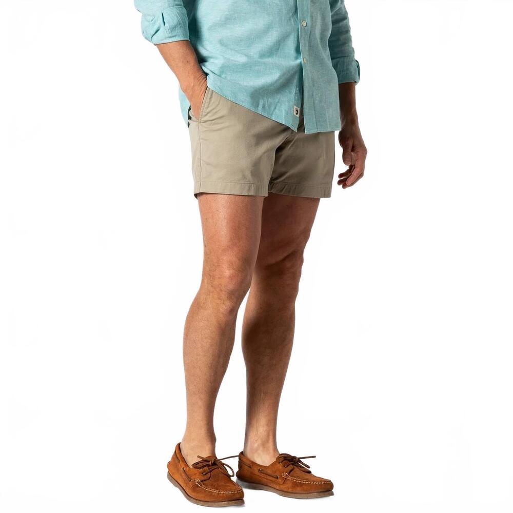NEW DUCK HEAD gold school chino shorts in khaki